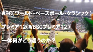 プレミア12とWBCの違いについて