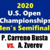 全米オープンテニス2020男子シングルス準決勝