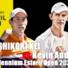 2021エストリル・オープン2回戦、錦織圭vs.ケビン・アンダーソン