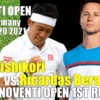 2021ノベンティオープン(ハレオープン)1回戦、錦織圭vsリカルダス・ベランキス