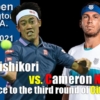 【錦織圭 vs キャメロン・ノリー】2021シティ・オープン3回戦