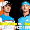 西岡良仁vs L.ハリス 3回戦 マイアミオープン2022　放送予定(テレビ・ネット)、試合日程、結果速報、男子ドロー