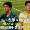 ダニエル太郎×S. バエス｜1回戦 ウィンブルドン2022の放送予定・試合日程