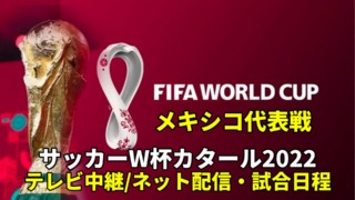 メキシコ代表 ワールドカップ2022のサッカー中継(テレビ放送/ネット配信)・試合予定・スタメン情報・順位表