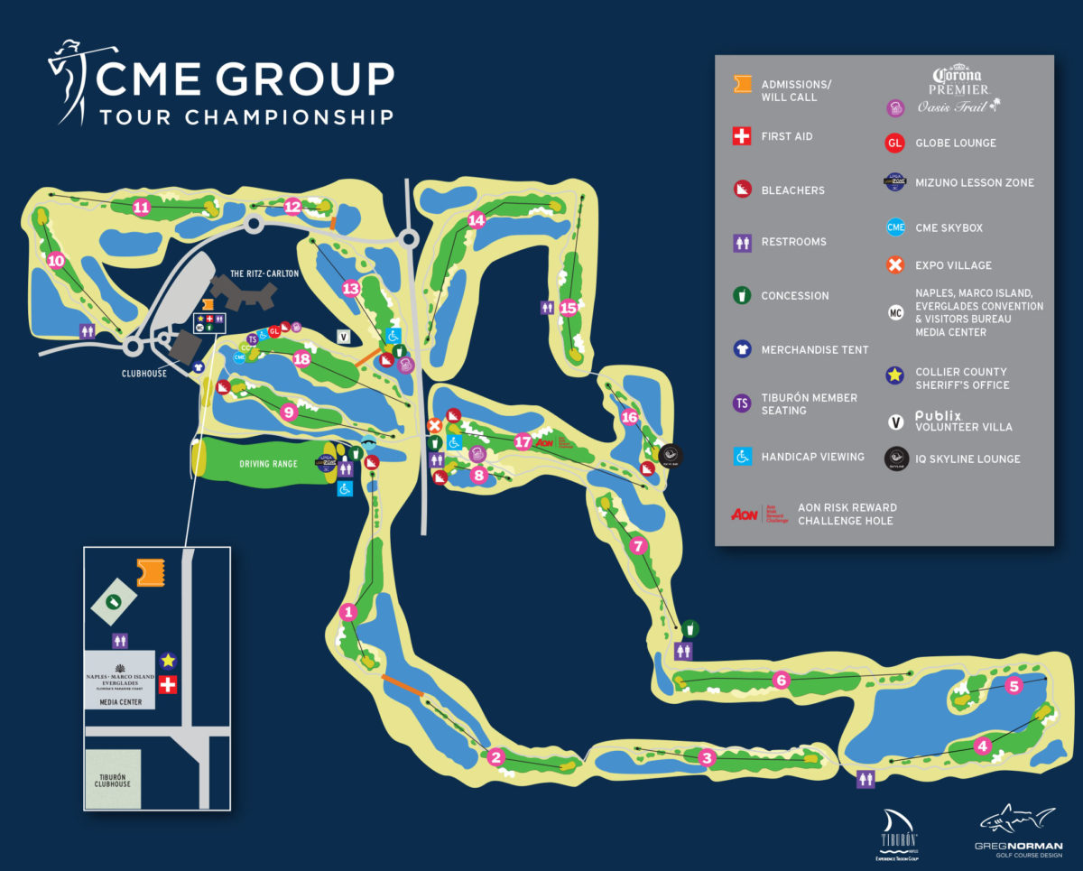 CMEグループツアー選手権2022(LPGA女子ゴルフツアー)コース