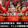 【ウェールズ代表 対 イラン戦】テレビ放送予定(地上波/BS中継)・ライブ配信/見逃し・スタメン・順位表｜ワールドカップ2022