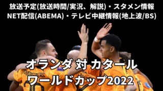 【オランダ 対 カタール戦】W杯 放送予定(解説)・テレビ地上波/BS中継/ライブ配信・スタメンは？順位表など