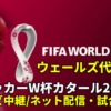 ウェールズ代表 ワールドカップ2022サッカー中継(テレビ放送/ネット配信)・試合予定・スタメン情報・順位表