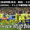 サッカーカメルーン代表 対 ブラジル代表戦のテレビ放送/ネット配信など生中継(ライブ配信)の放送時間や実況解説・出場メンバー・順位表