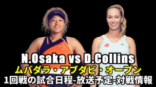 大坂なおみvs D.コリンズ 1回戦