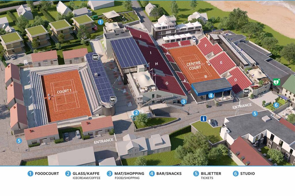 スウェーデン・オープン(NORDEA OPEN)2024試合会場