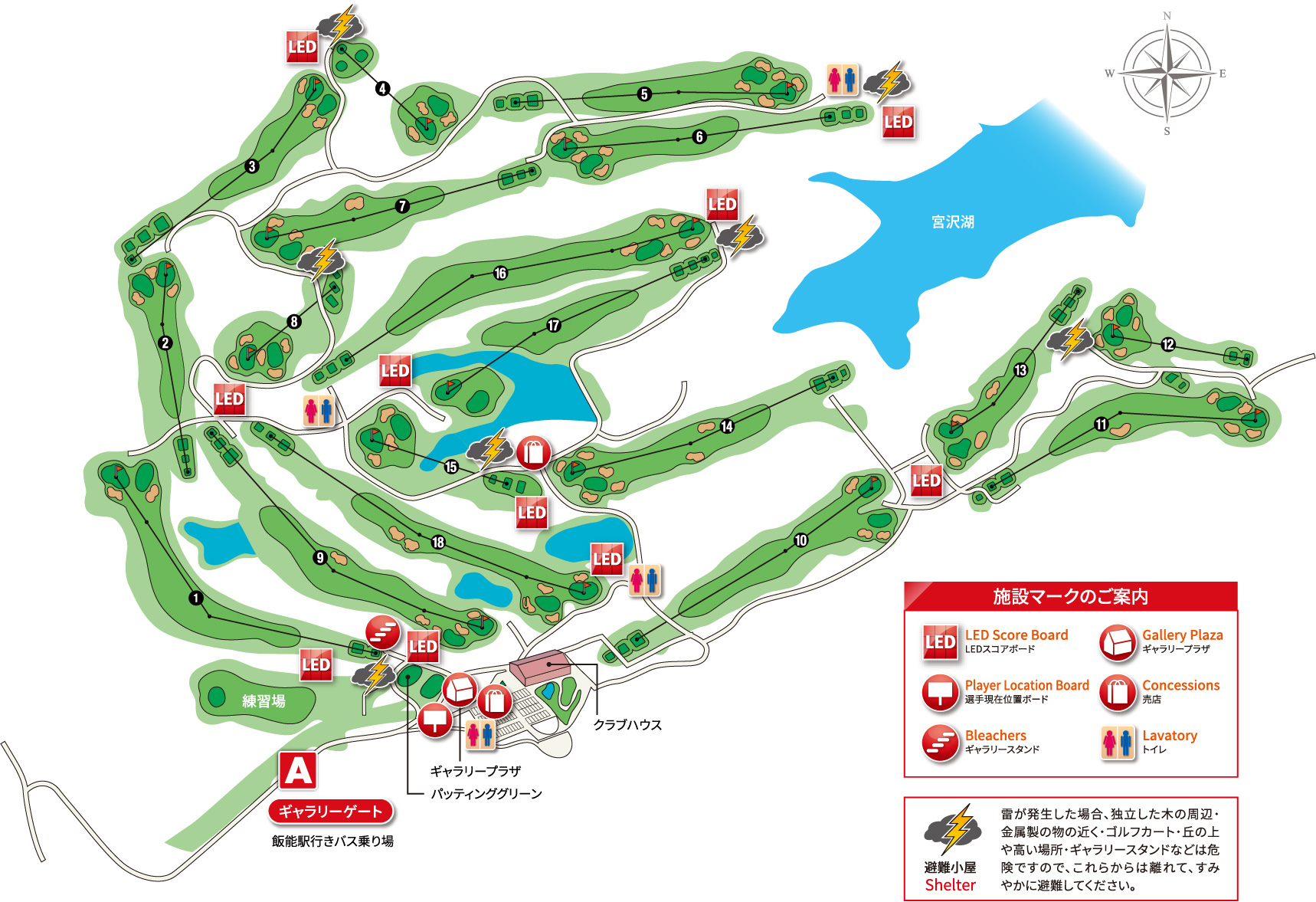 樋口久子 三菱電機レディスの武蔵丘ゴルフコース