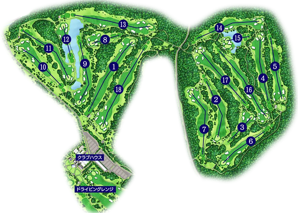 瀬田ゴルフコース 北コース(滋賀県)