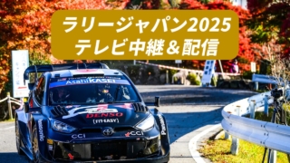 ラリージャパン2025放送予定
