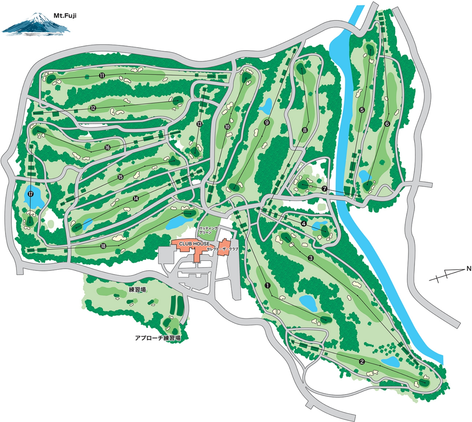 太平洋クラブ　御殿場コース（静岡県御殿場市）