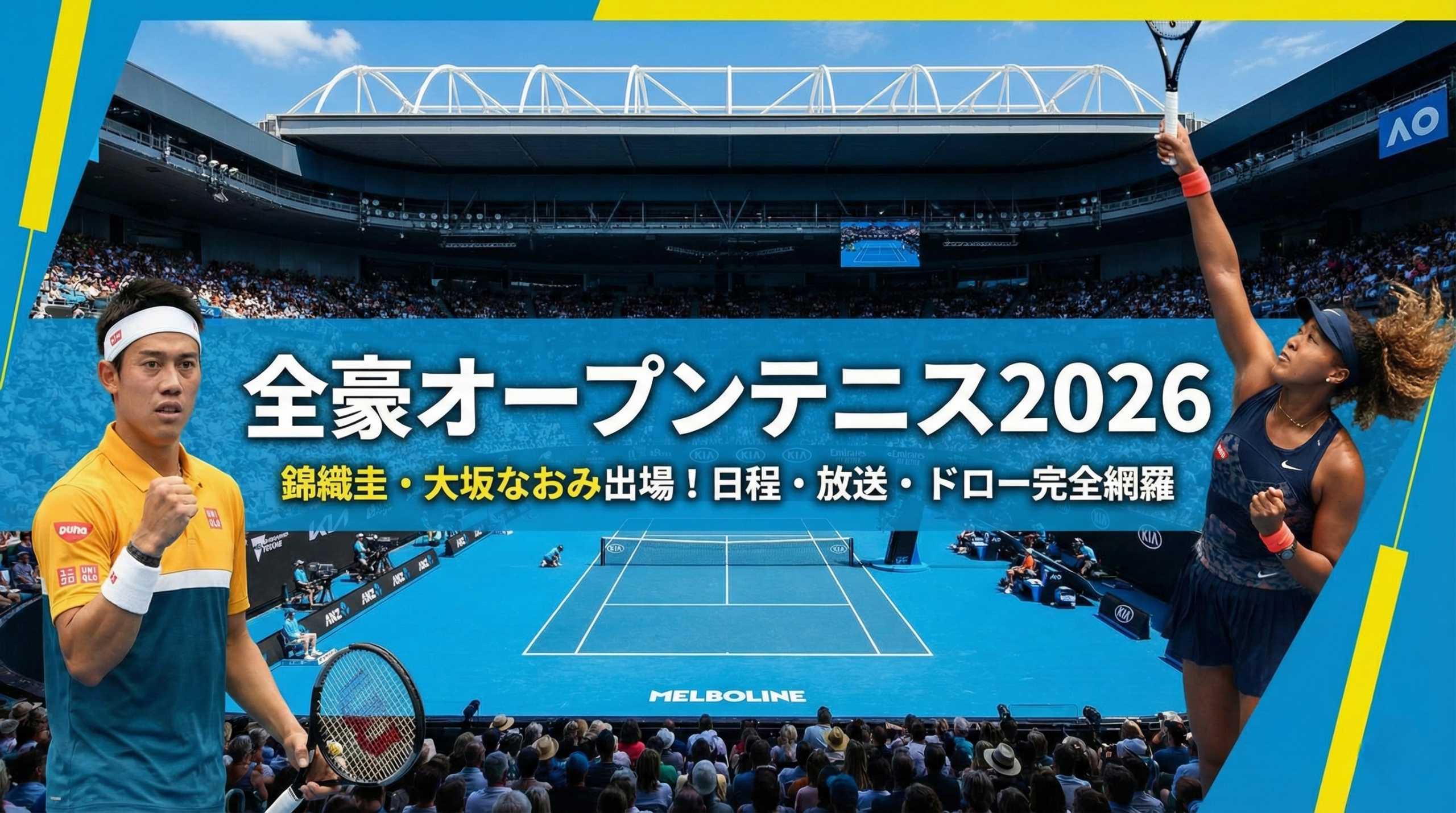 全豪オープンテニス2026の大会概要 メルボルンパーク