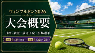 ウィンブルドン2026（全英オープン）の大会概要