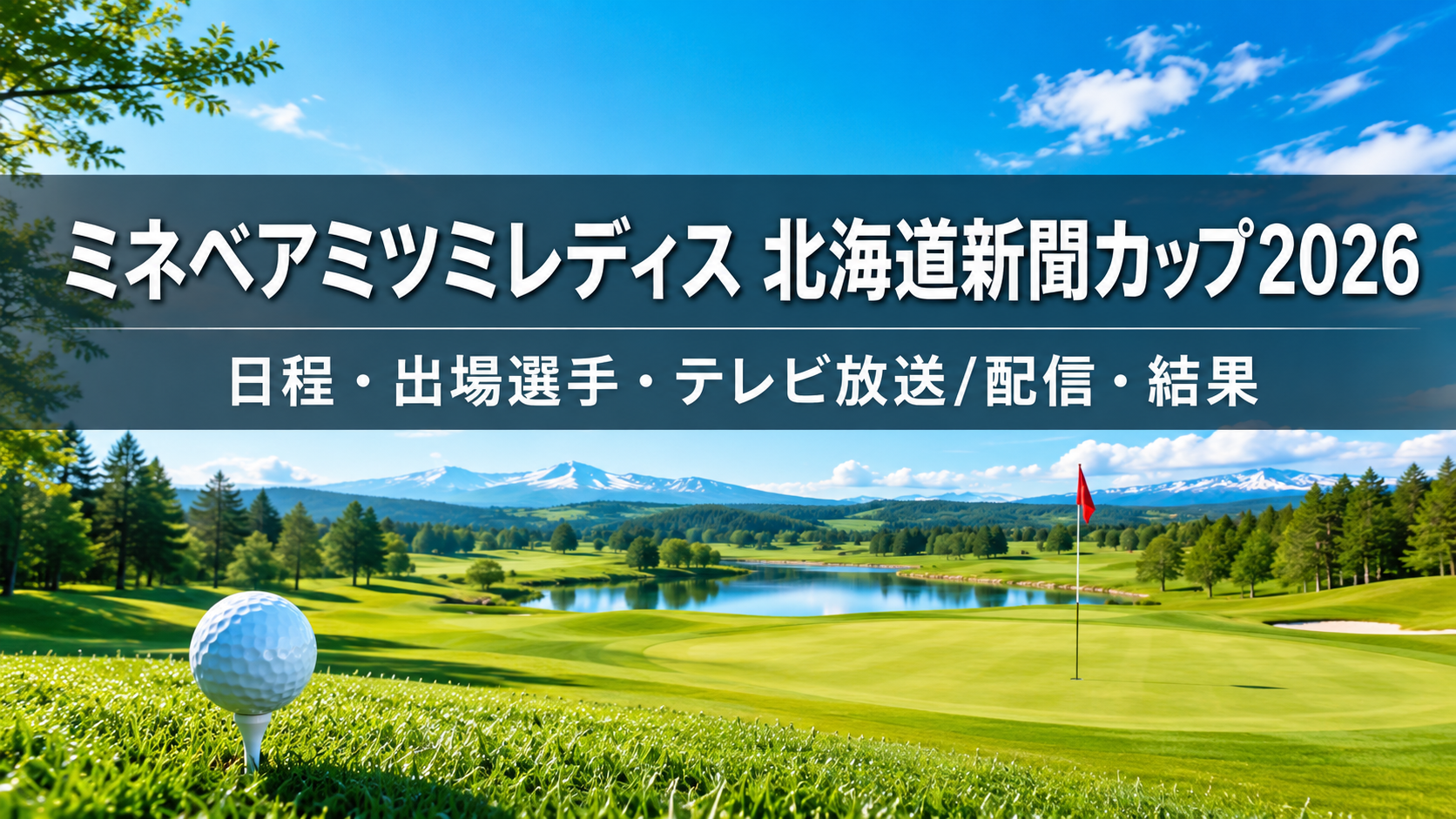 ミネベアミツミレディス 北海道新聞カップ2026 日程・出場選手・テレビ放送配信・結果