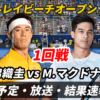 【錦織圭×M.マクドナルド 1回戦】デルレイビーチオープンの試合日時・ライブ速報結果